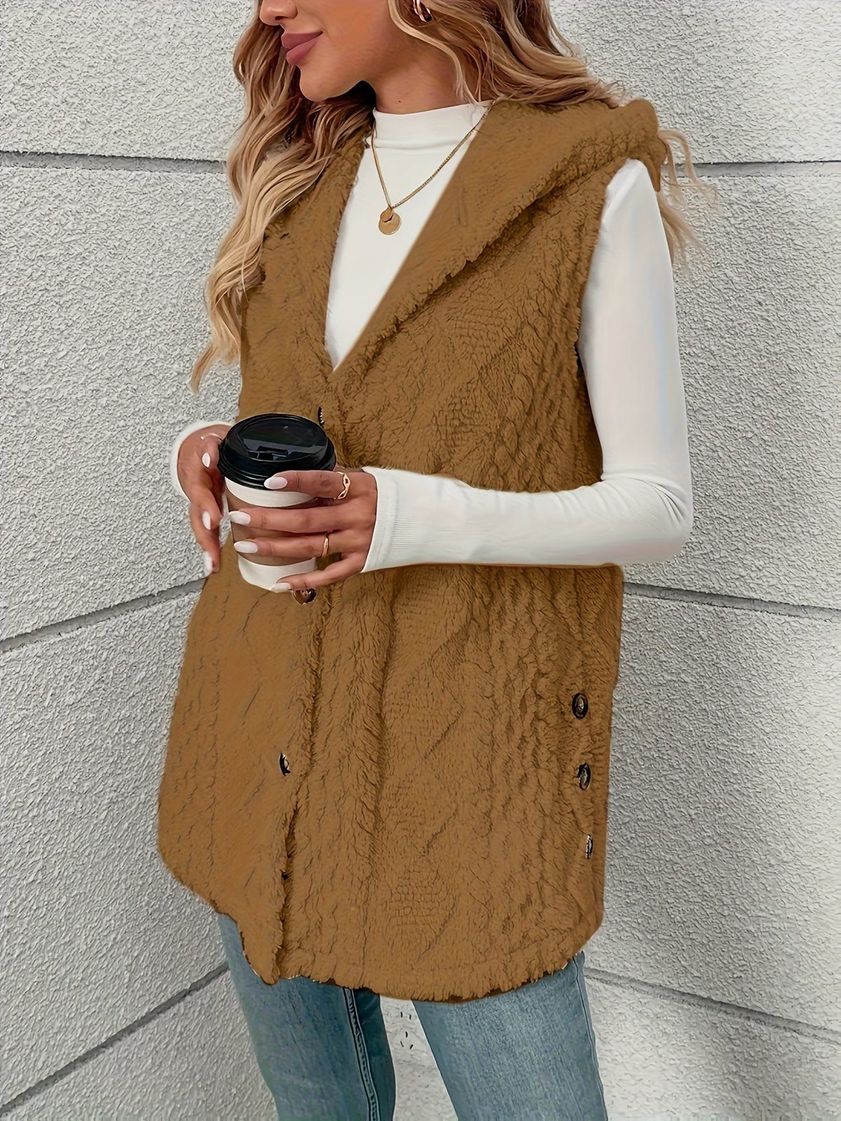 Shaelyn | Women's Cozy Hooded Sleeveless Vest