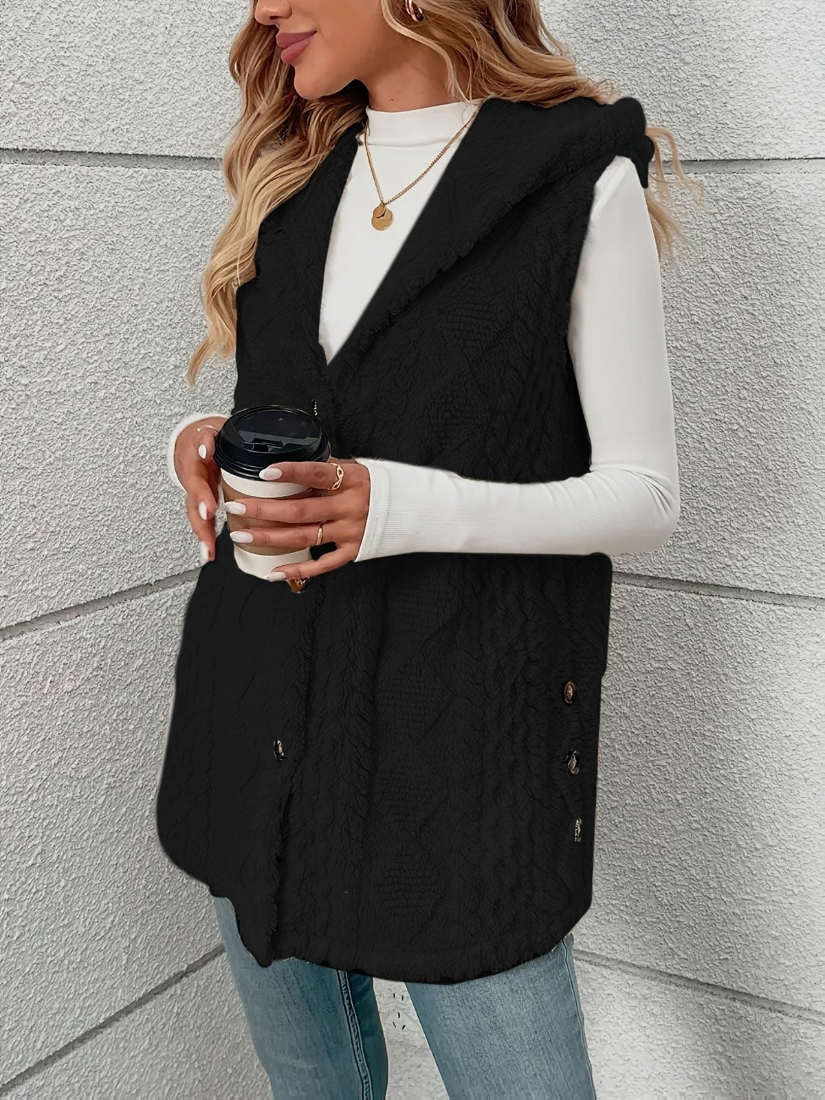 Shaelyn | Women's Cozy Hooded Sleeveless Vest