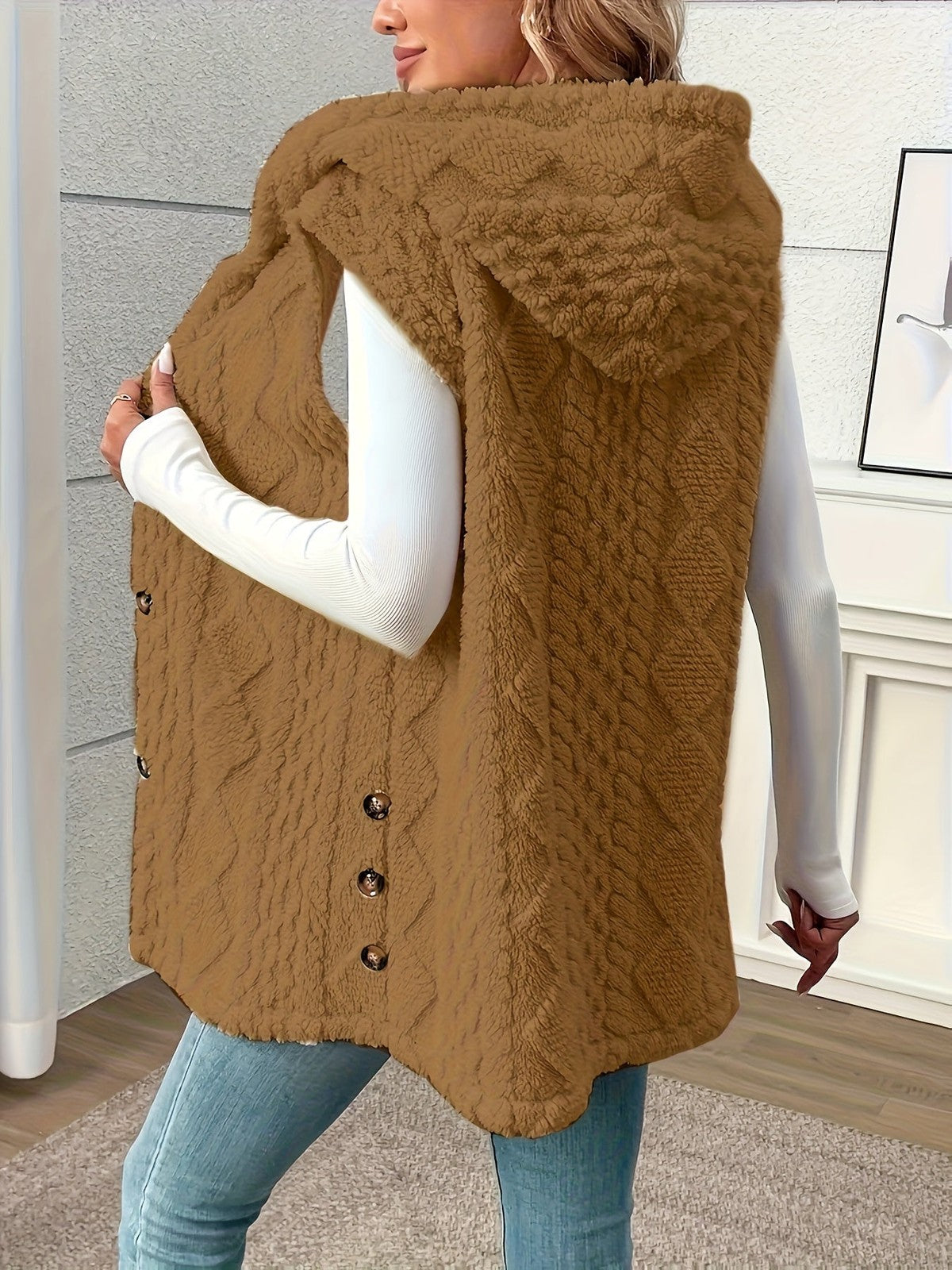 Shaelyn | Women's Cozy Hooded Sleeveless Vest