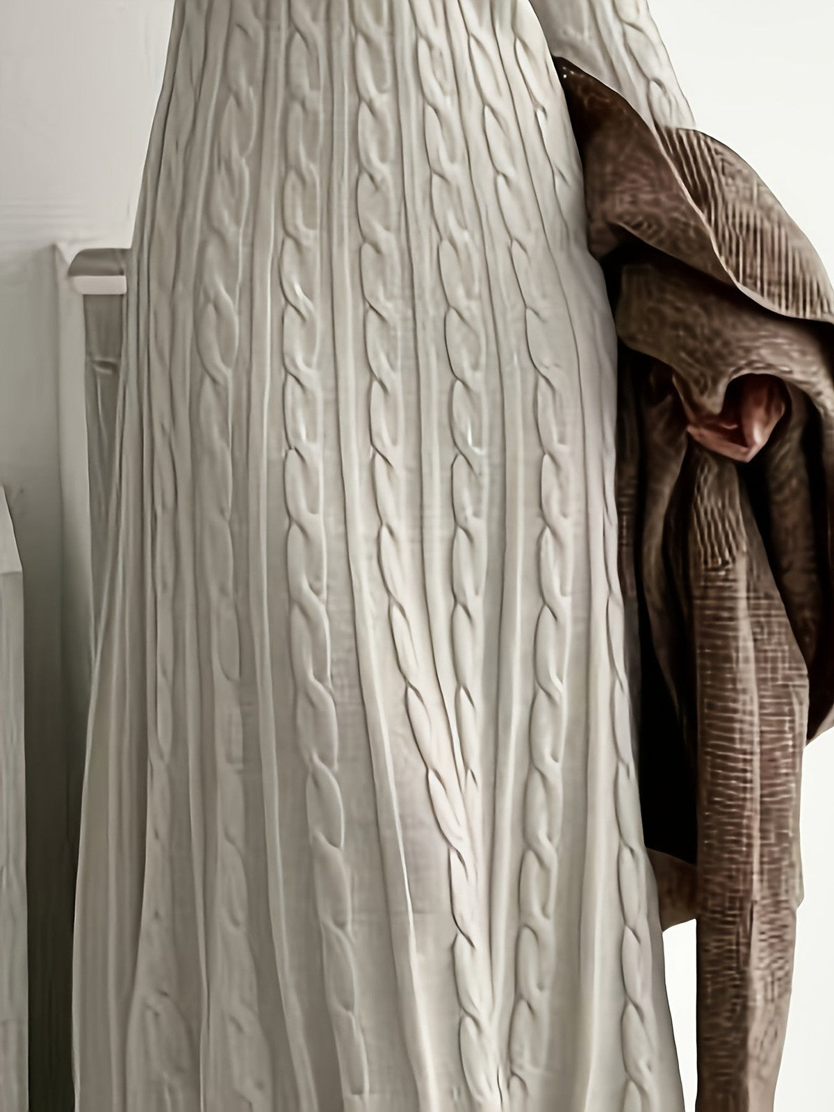 Branwell | Women's Cable-Knit Maxi Dress