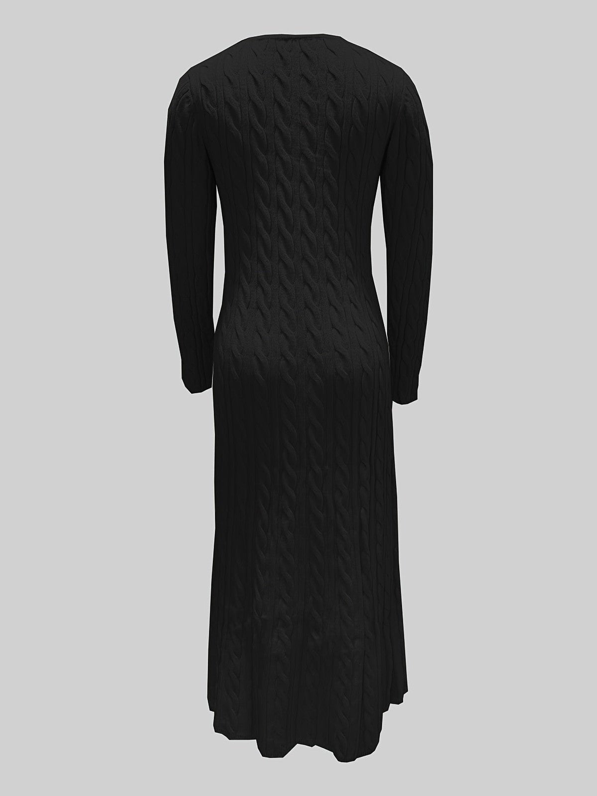 Branwell | Women's Cable-Knit Maxi Dress