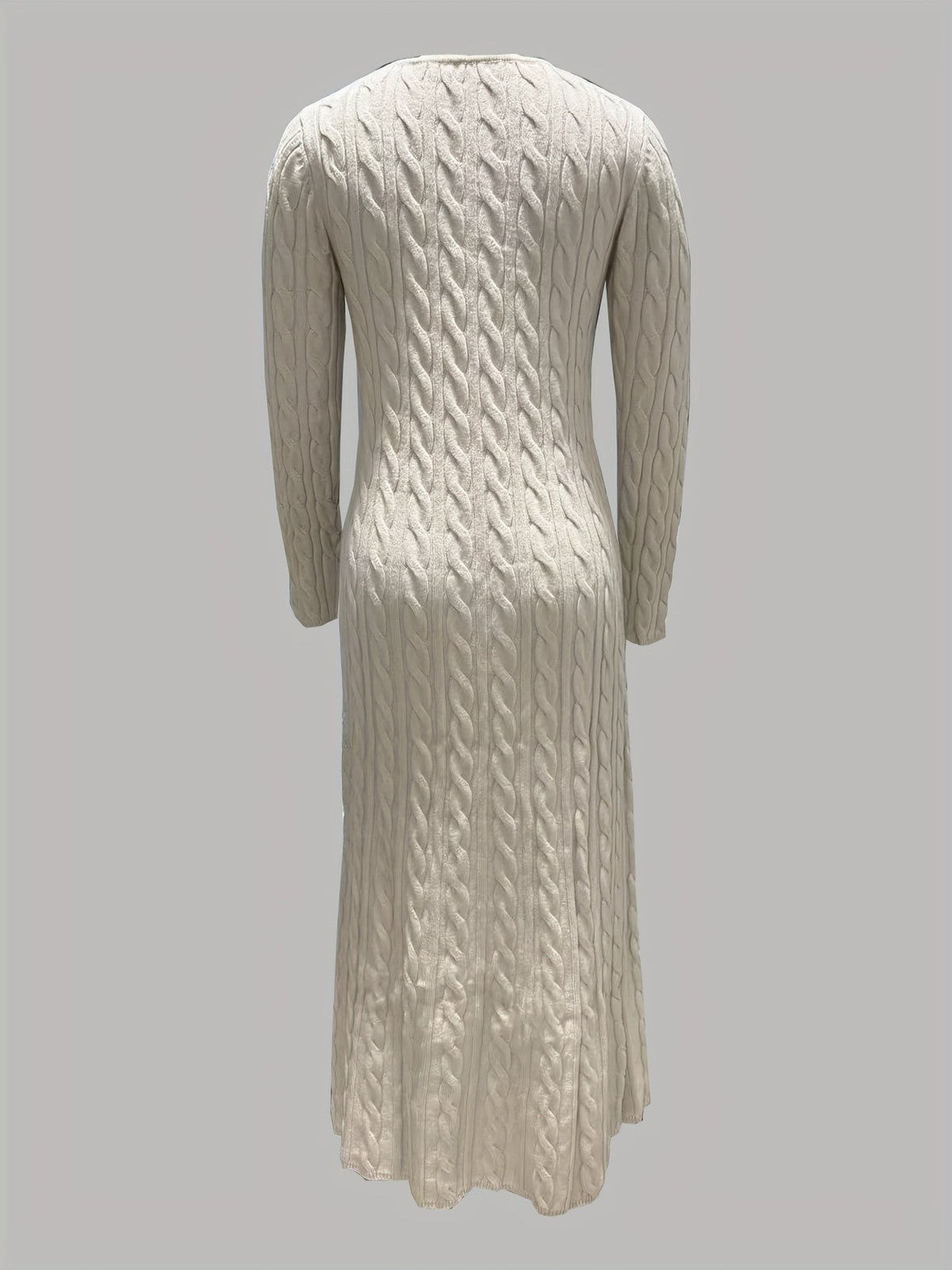 Branwell | Women's Cable-Knit Maxi Dress