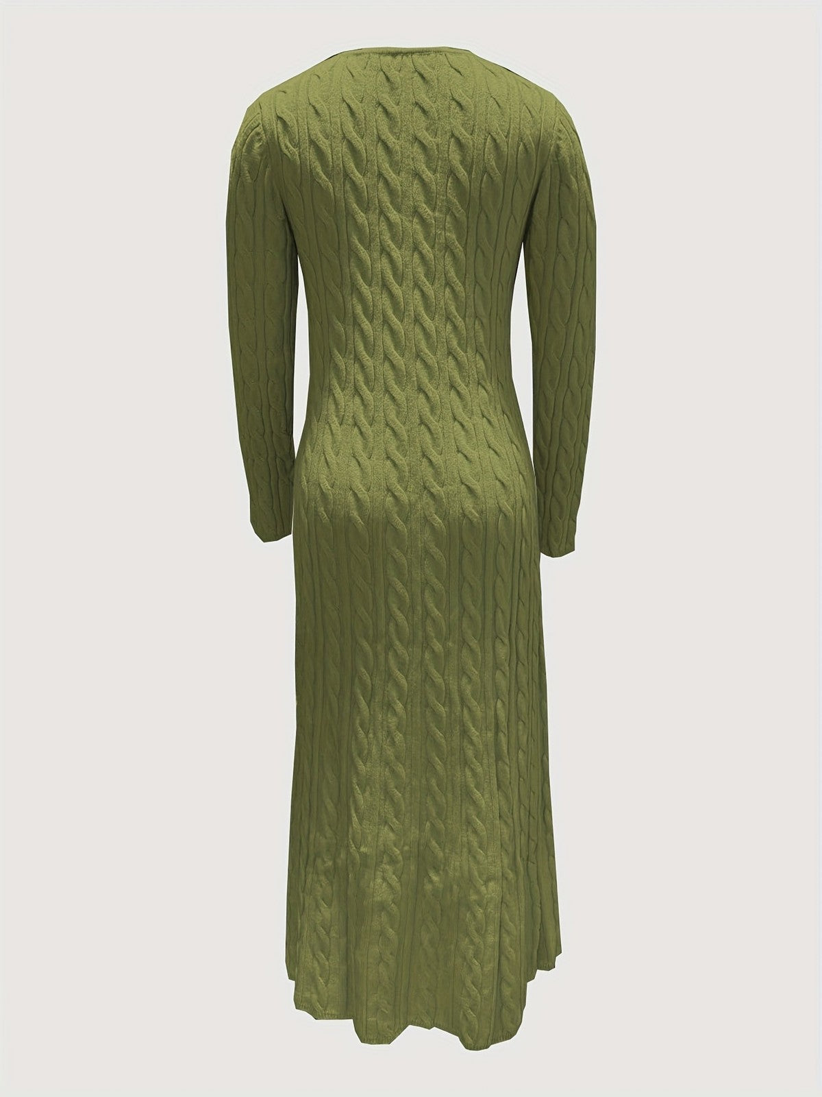 Branwell | Women's Cable-Knit Maxi Dress