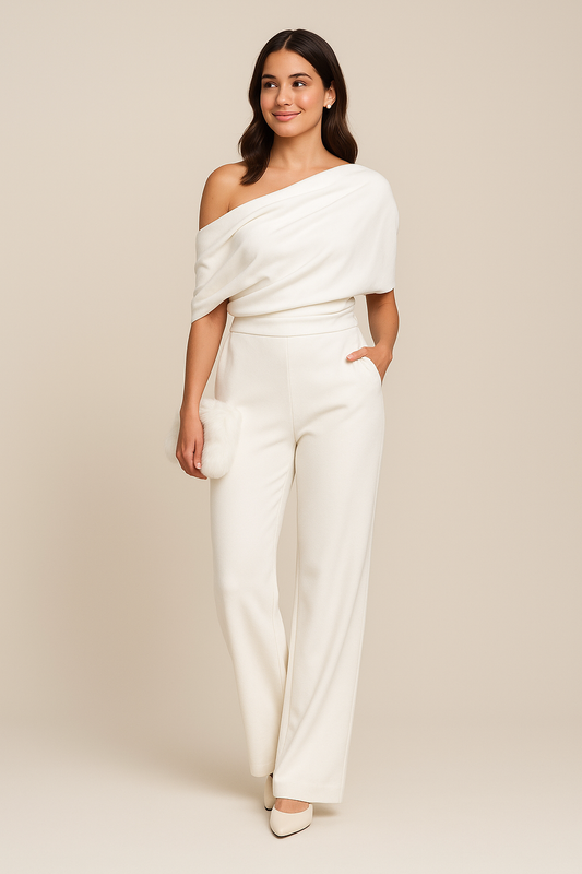 Margot | Chic One-Shoulder Spring Jumpsuit