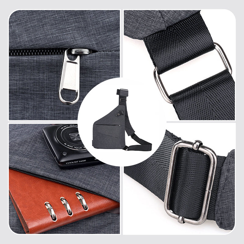 Orabelle | Crossbody Bag with Adjustable Strap and Zipper Pockets