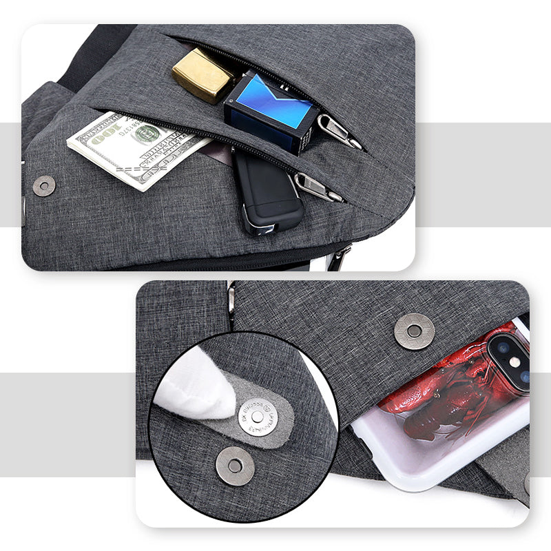 Orabelle | Crossbody Bag with Adjustable Strap and Zipper Pockets