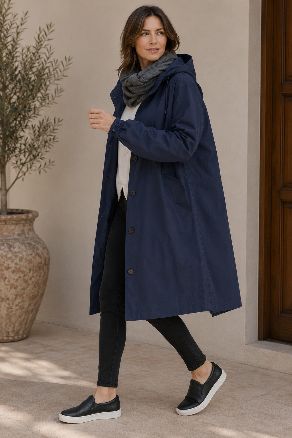 Maribel | Women's Waterproof Hooded Rain Jacket photo