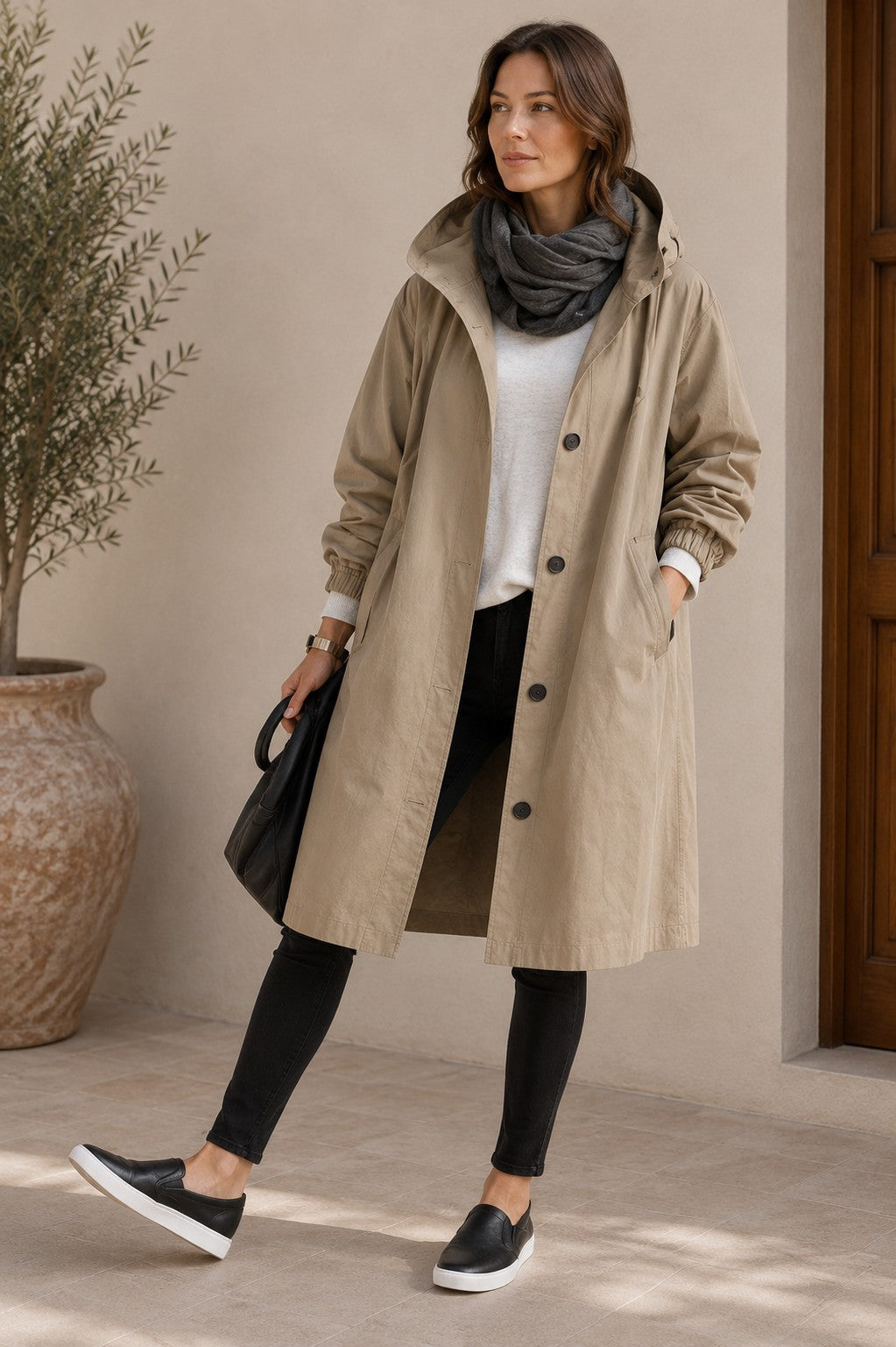 Maribel | Women's Waterproof Hooded Rain Jacket photo