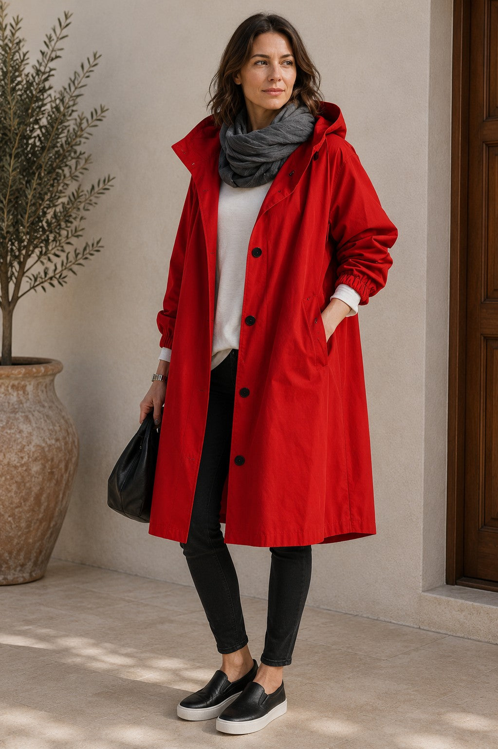 Maribel | Women's Waterproof Hooded Rain Jacket photo