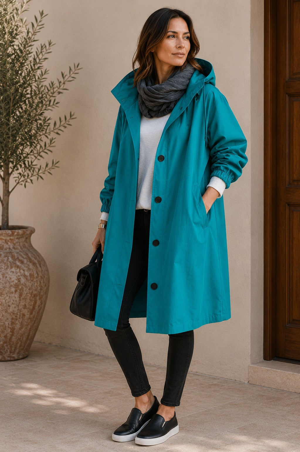 Maribel | Women's Waterproof Hooded Rain Jacket photo