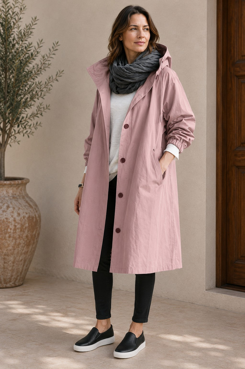 Maribel | Women's Waterproof Hooded Rain Jacket photo