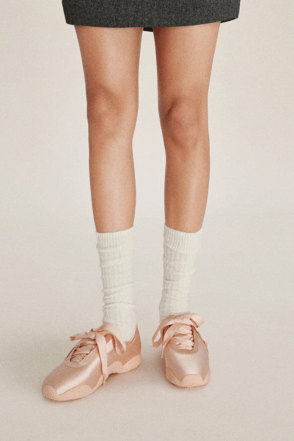 Marit | Ballet-Inspired Vegan Leather Sneakers photo