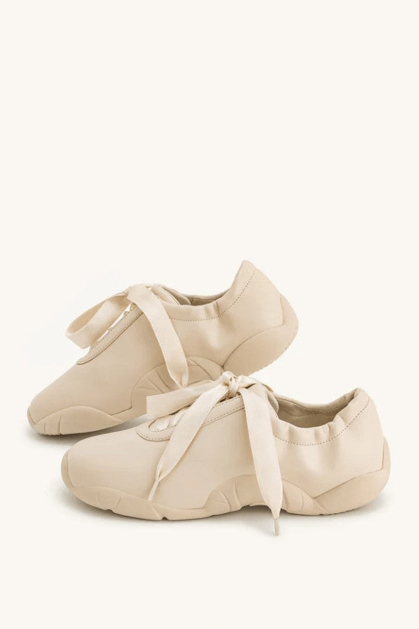Marit | Ballet-Inspired Vegan Leather Sneakers photo