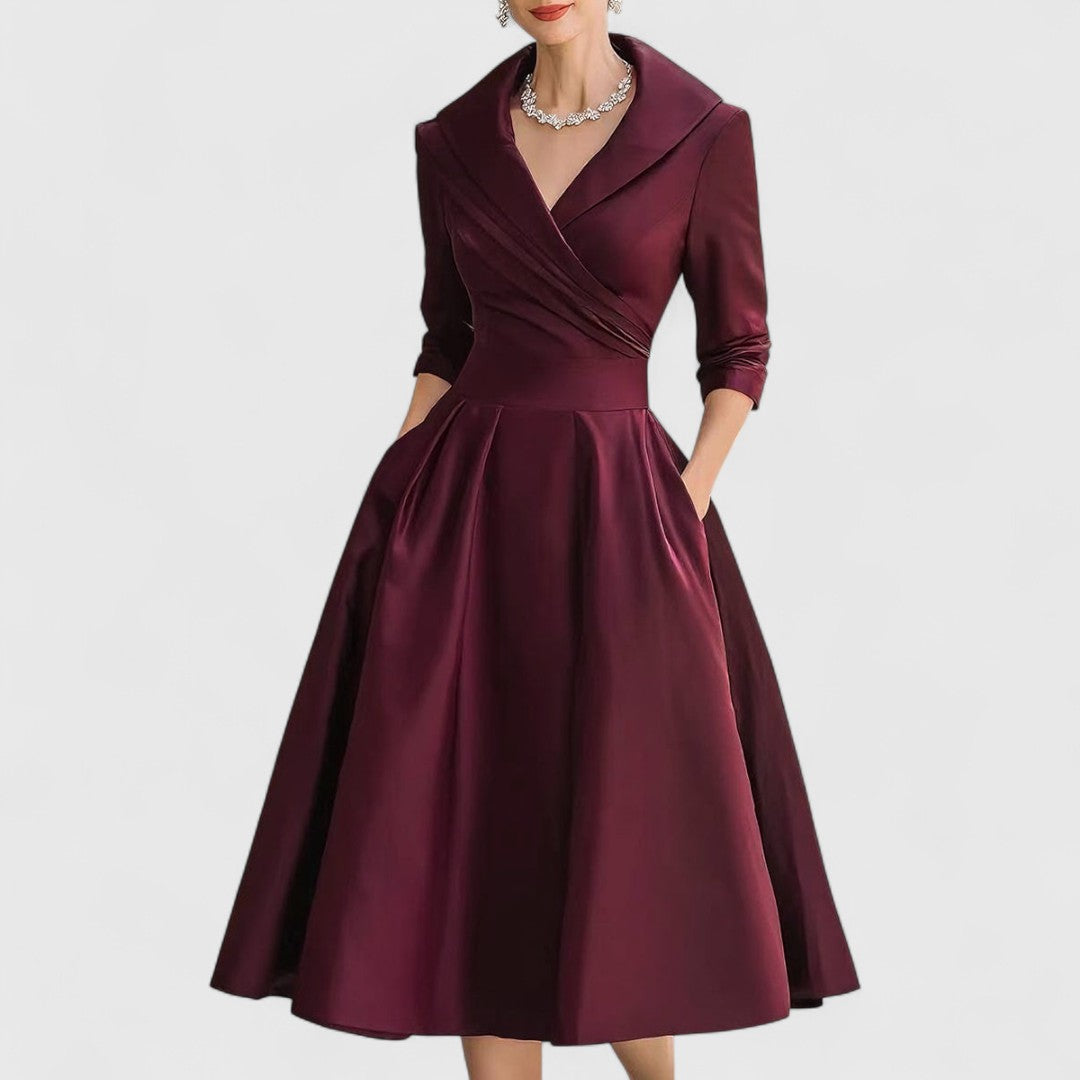 Rowena Quinn | Elegant Midi Dress