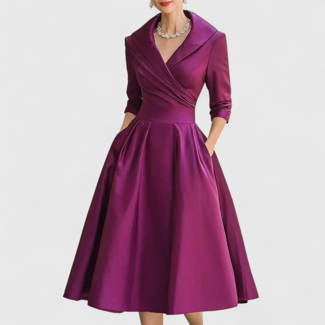 Rowena Quinn | Elegant Midi Dress