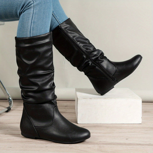 Maureen | Women's Slouched Mid-Calf Boots