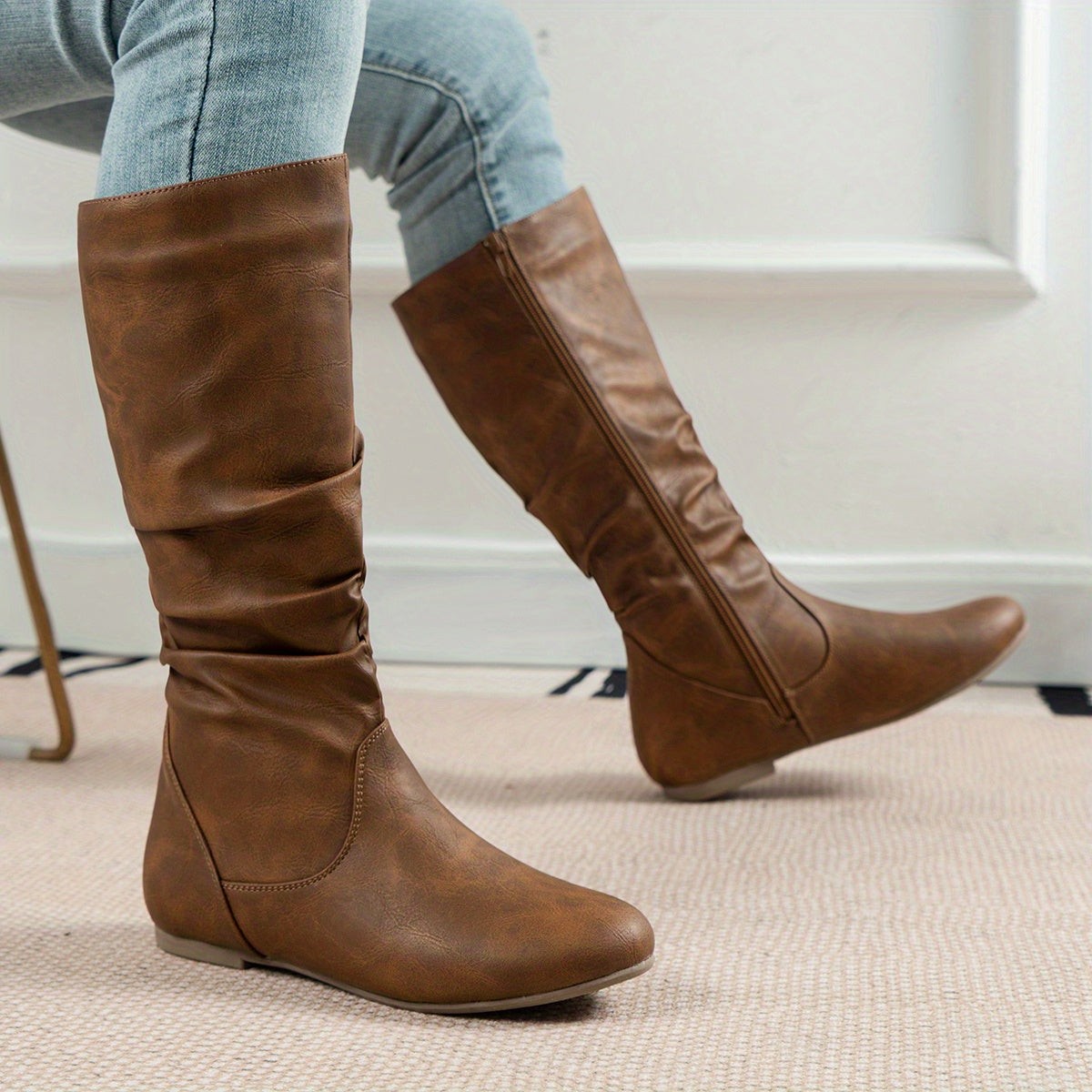 Maureen | Women's Slouched Mid-Calf Boots