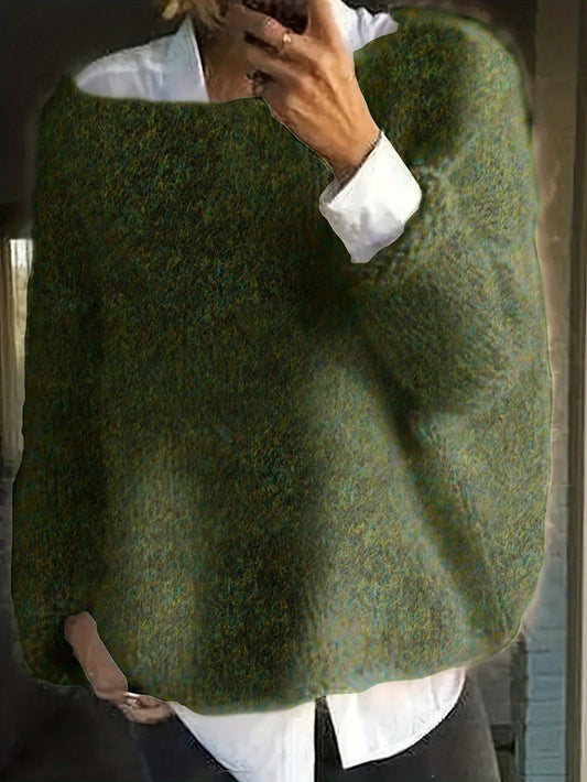 Noreen | Women's Relaxed Crew Neck Sweater