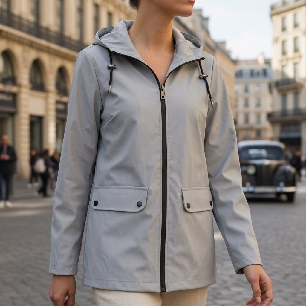 Odalys | Packable Waterproof Hooded Raincoat photo