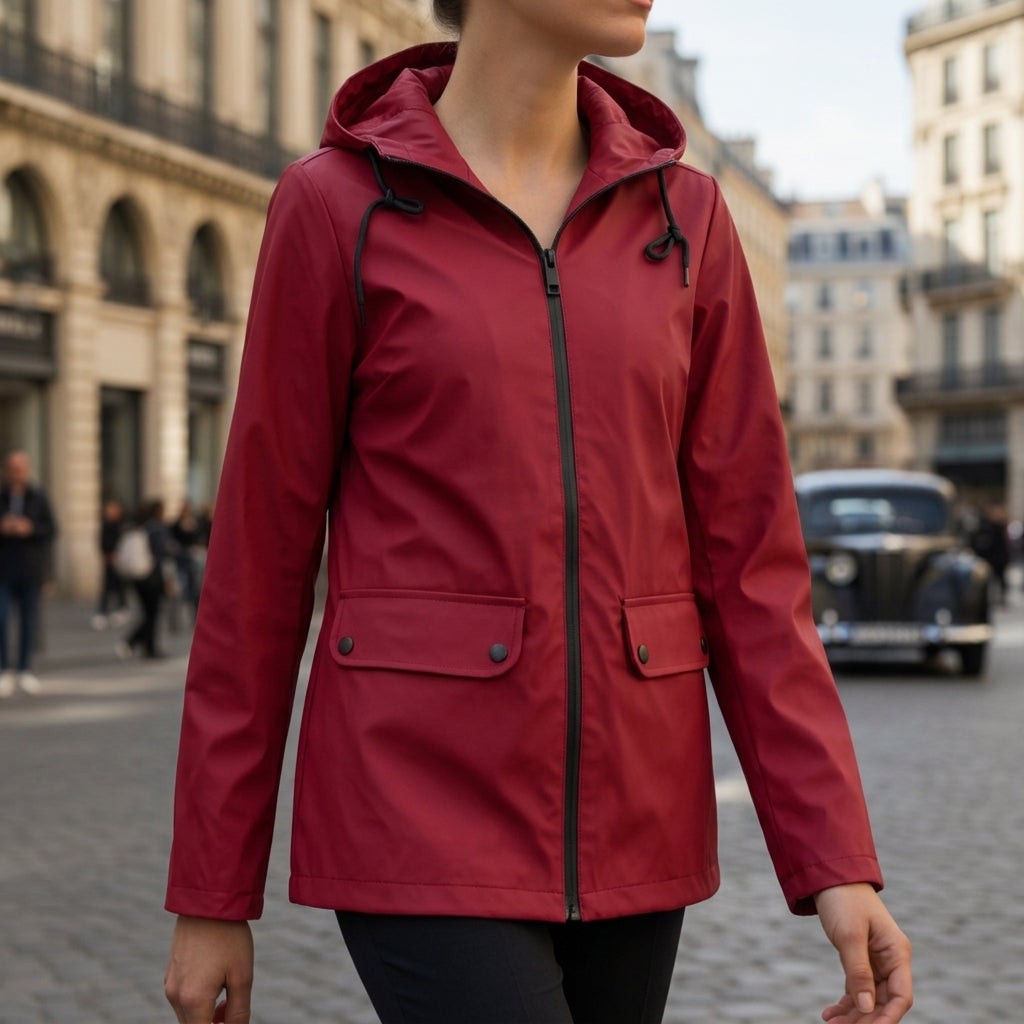 Odalys | Packable Waterproof Hooded Raincoat photo