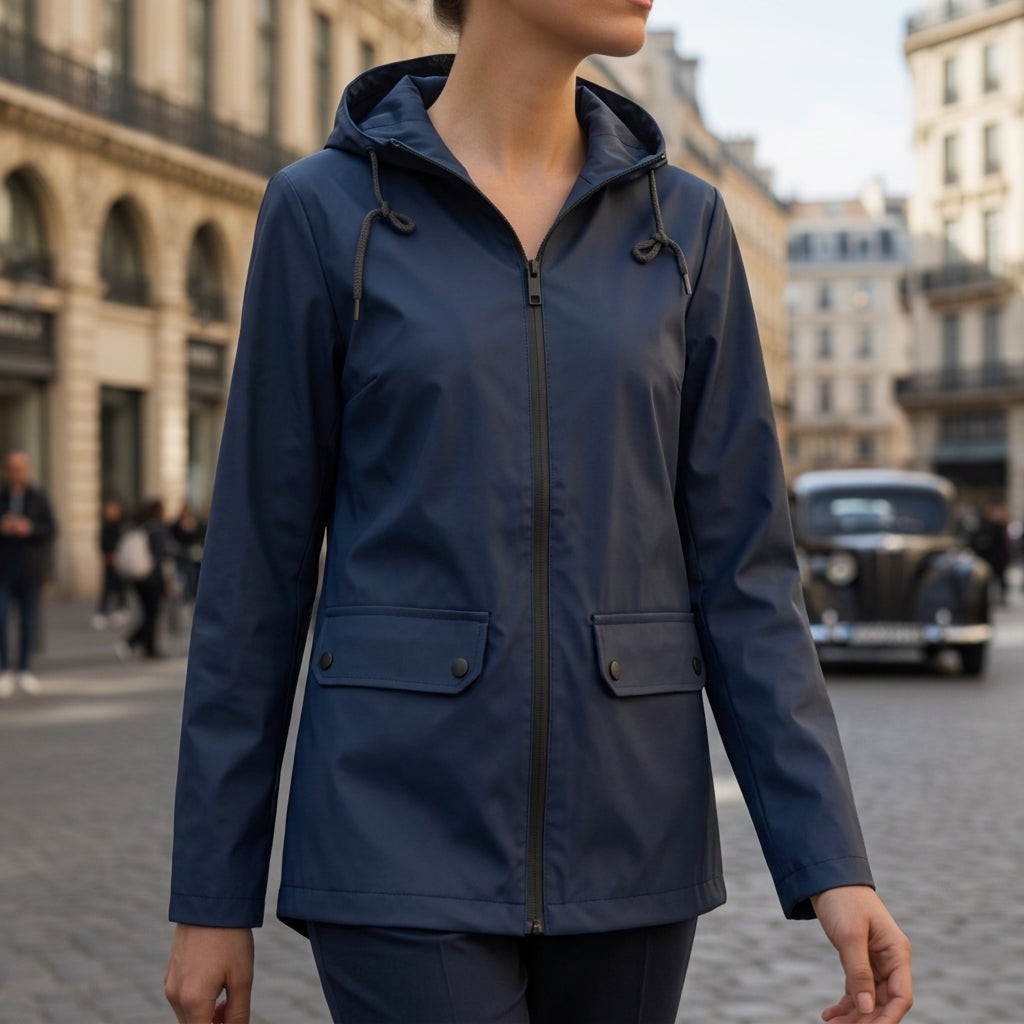 Odalys | Packable Waterproof Hooded Raincoat photo