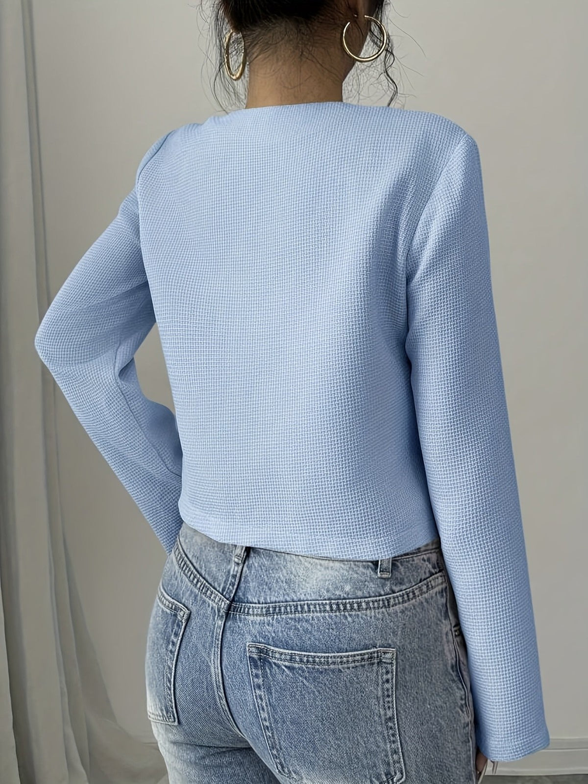 Ailish | Women's Bow-Detail Cropped Jacket