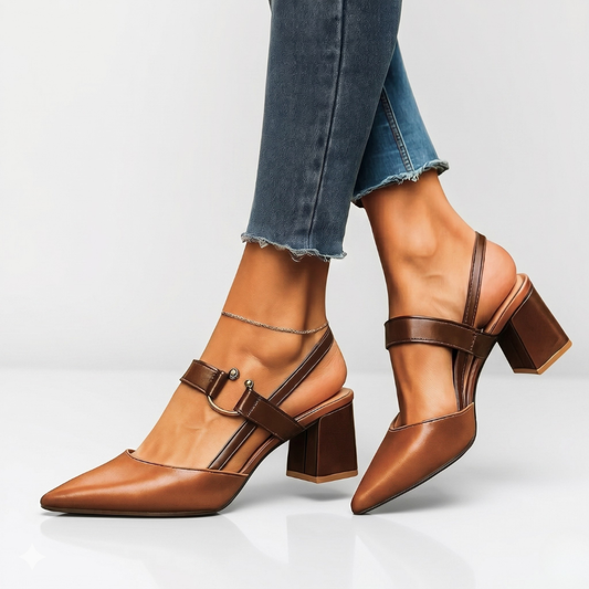 Mireille | Streamlined Block Heels