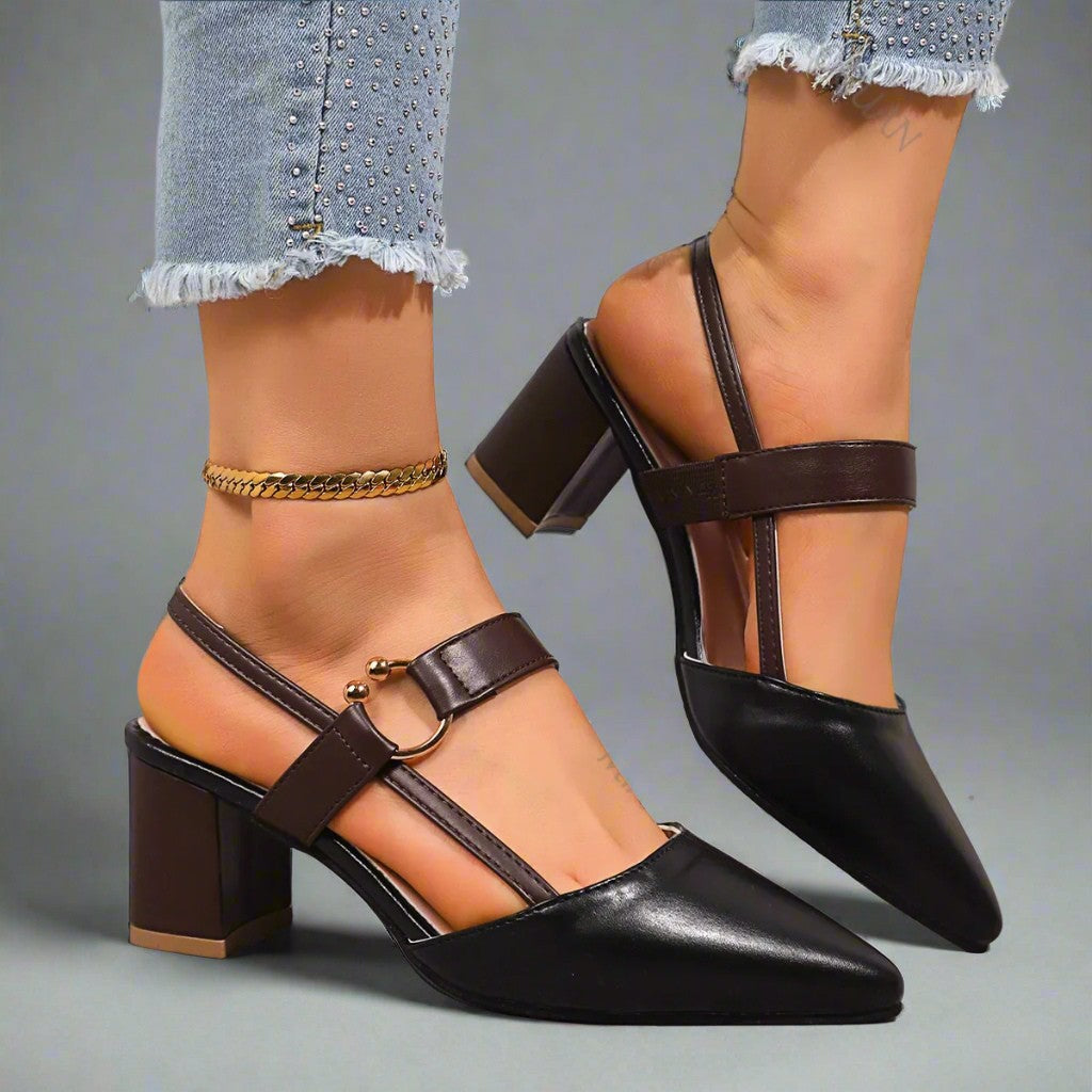 Mireille | Streamlined Block Heels