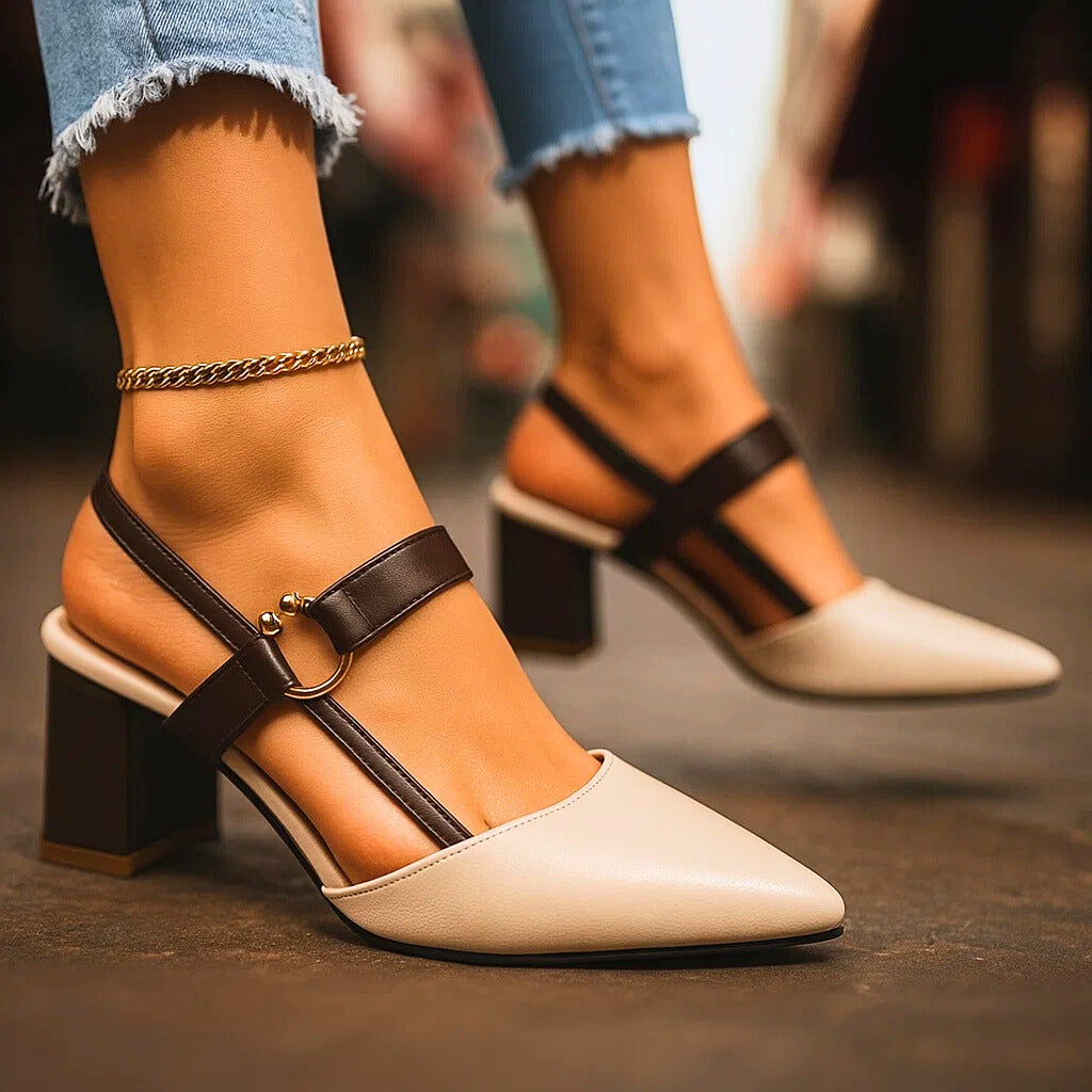 Mireille | Streamlined Block Heels