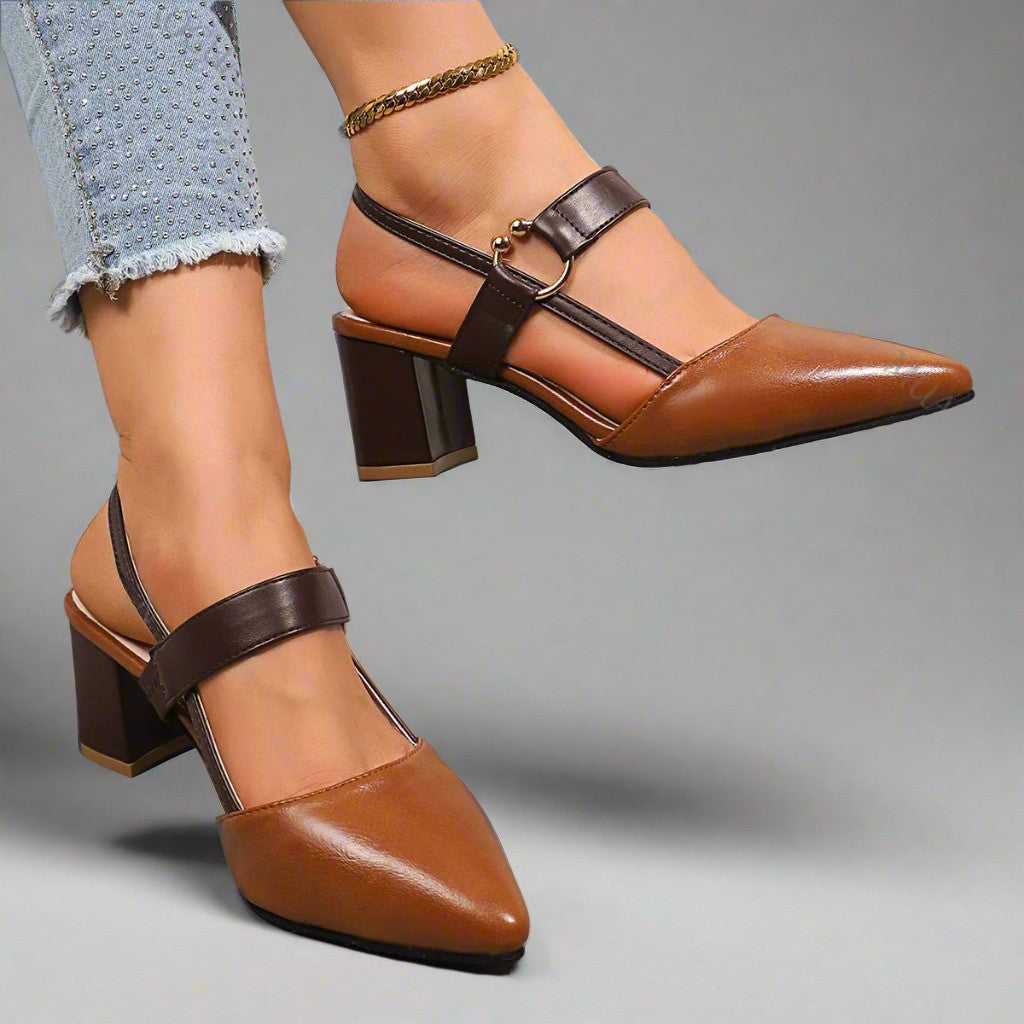 Mireille | Streamlined Block Heels