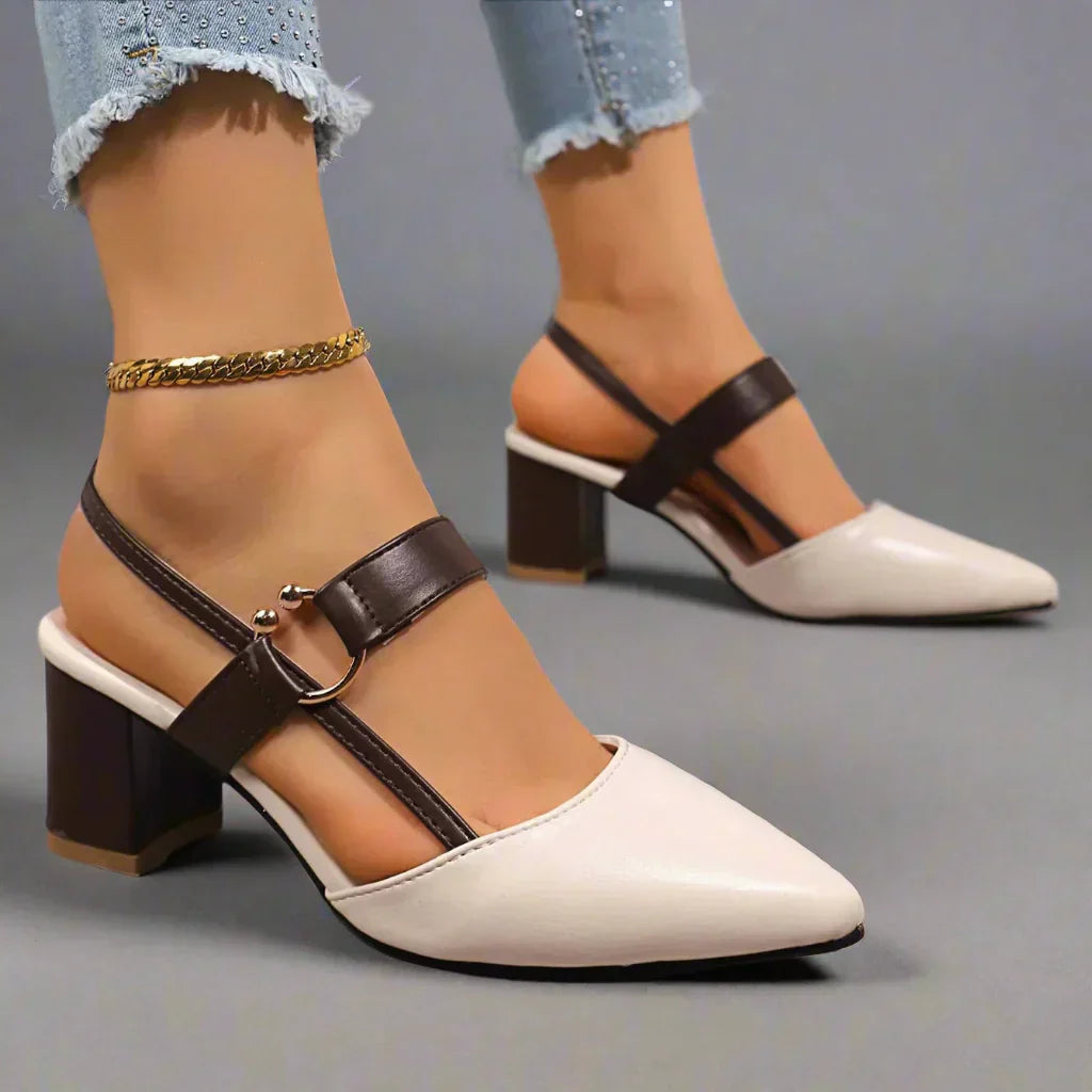 Mireille | Streamlined Block Heels