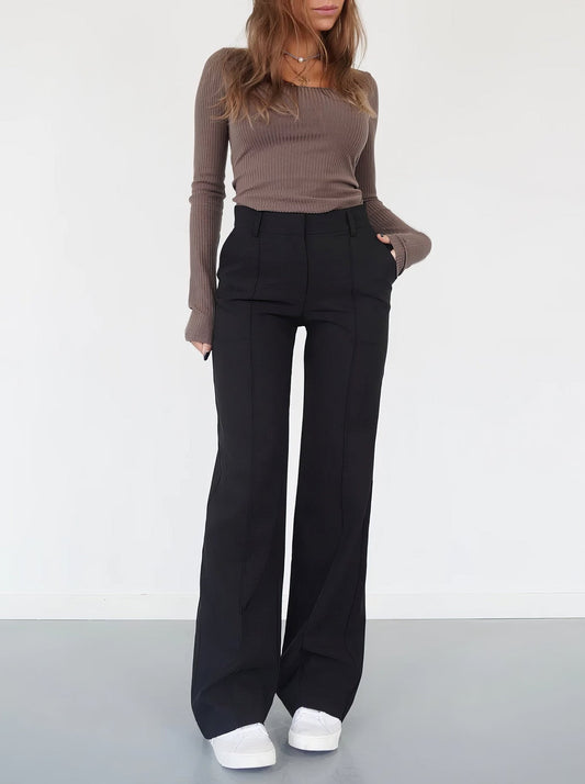Ophelia | Measured Flared Pants for Women photo