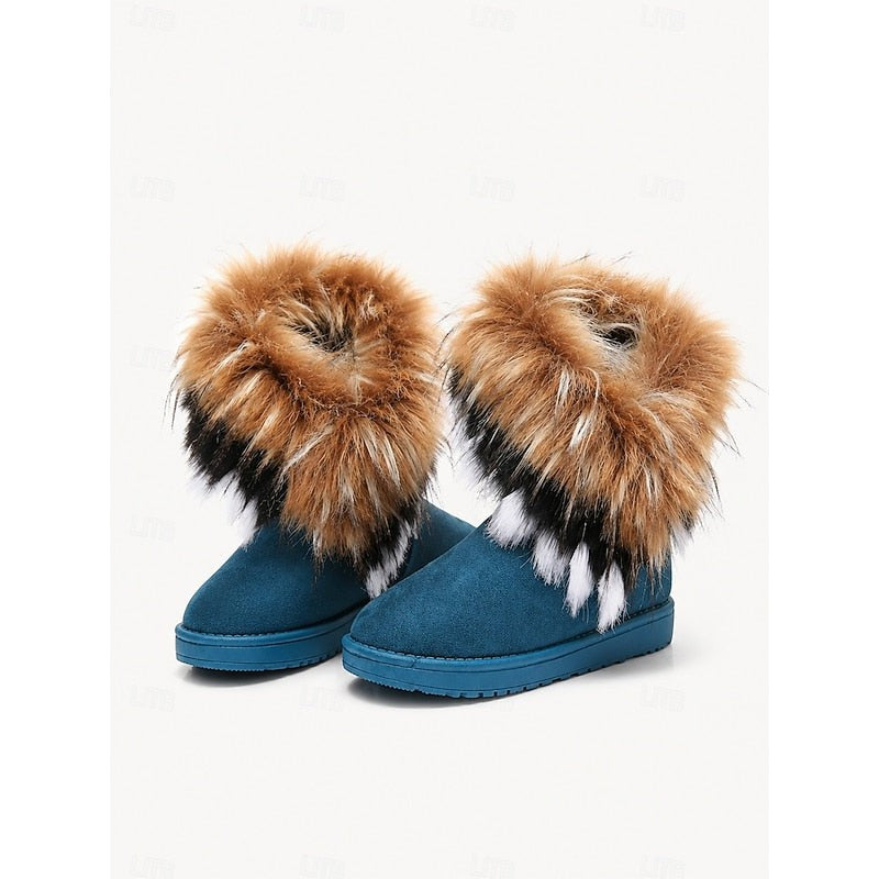 Branna | Women's Fluffy-Trimmed Winter Boots