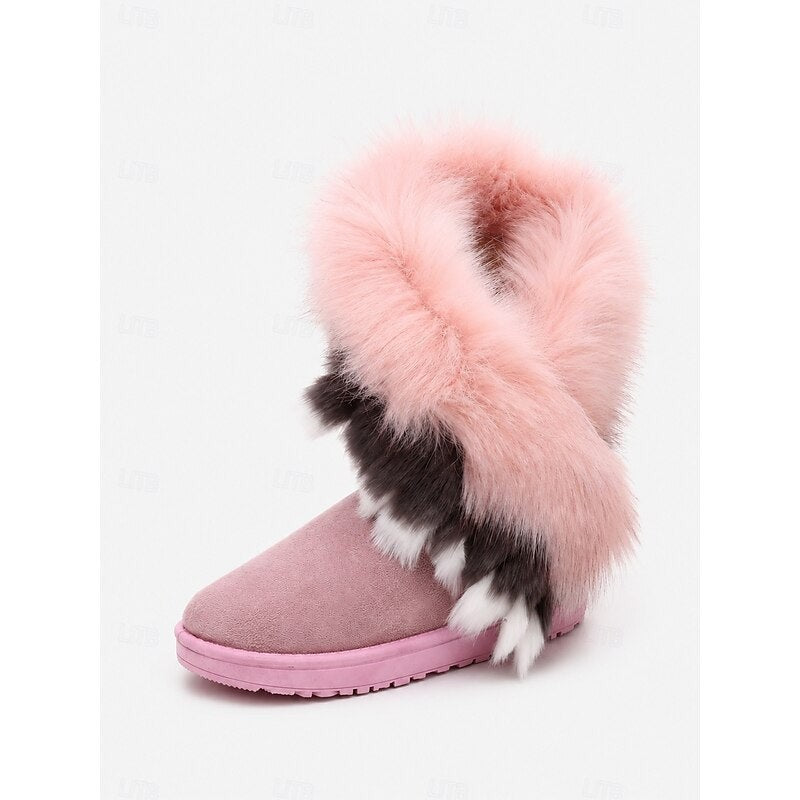Branna | Women's Fluffy-Trimmed Winter Boots