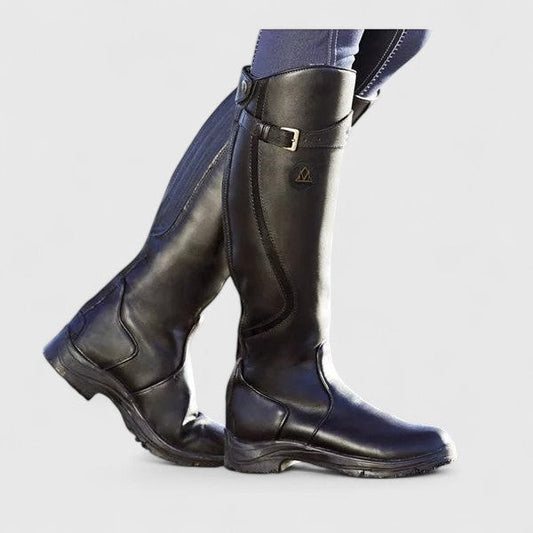 Rinna | Women's Supportive Buckled Accent Boots