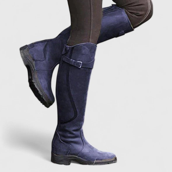 Rinna | Women's Supportive Buckled Accent Boots