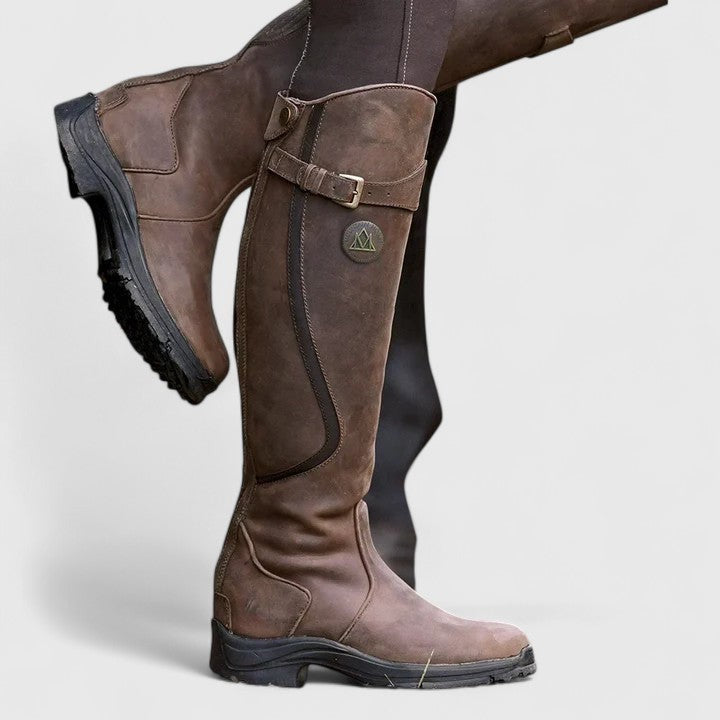 Rinna | Women's Supportive Buckled Accent Boots