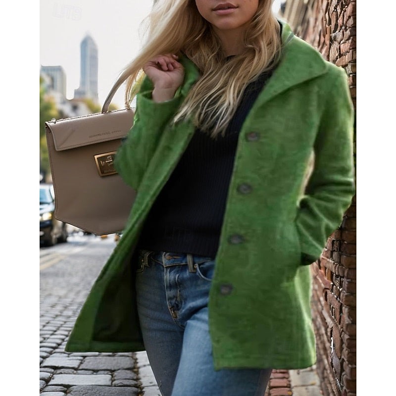 Aurin | Women's Timeless Turndown Collar Coat