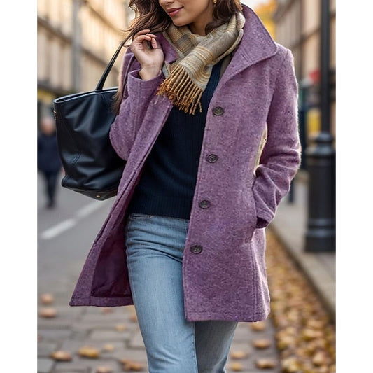 Aurin | Women's Timeless Turndown Collar Coat