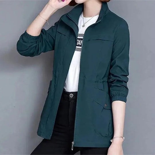 Roxanne | Women's Waterproof Cinched-Waist Jacket