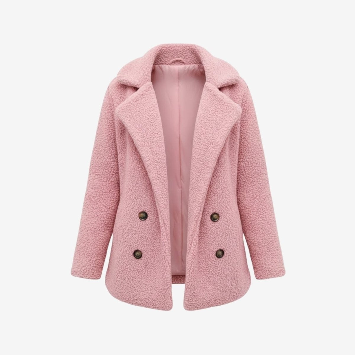 Runa | Heather Bouclé Teddy Coat photo