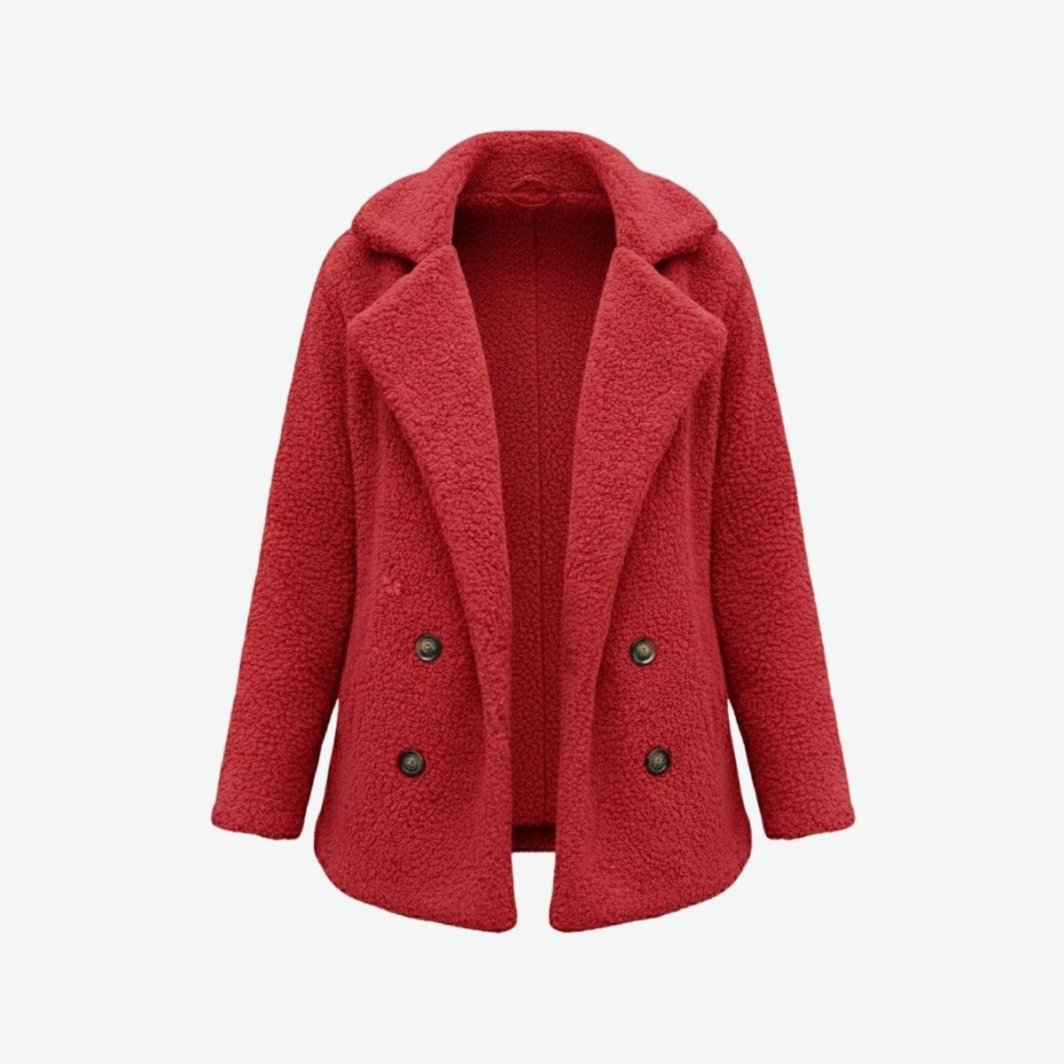 Runa | Heather Bouclé Teddy Coat photo