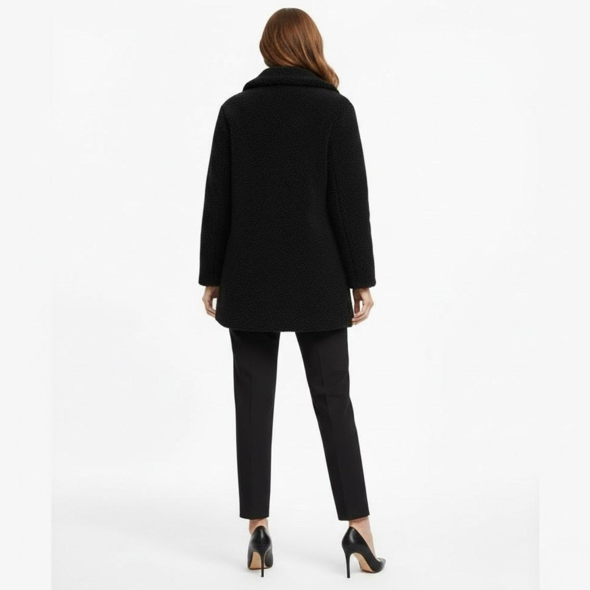 Runa | Heather Bouclé Teddy Coat photo