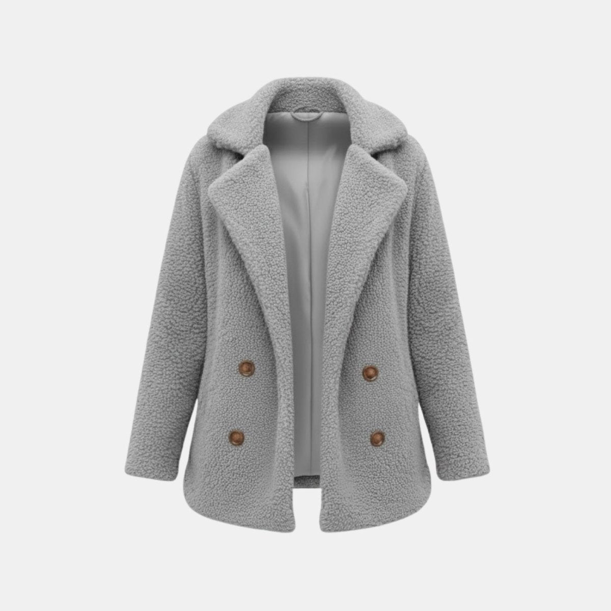 Runa | Heather Bouclé Teddy Coat photo