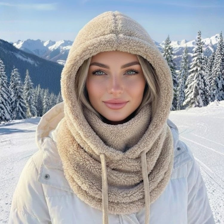 Saskia | Thermal Sherpa Fleece Balaclava Hood photo
