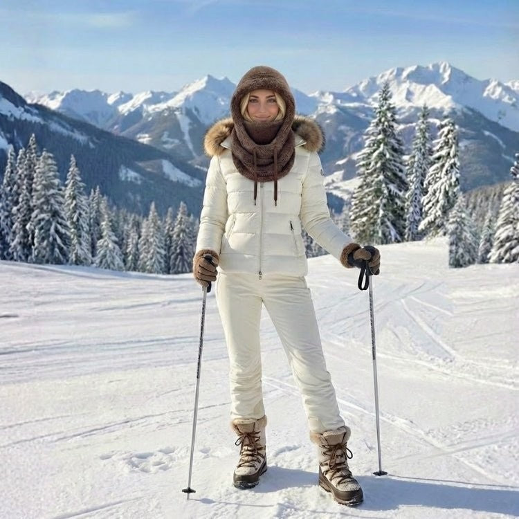 Saskia | Thermal Sherpa Fleece Balaclava Hood photo