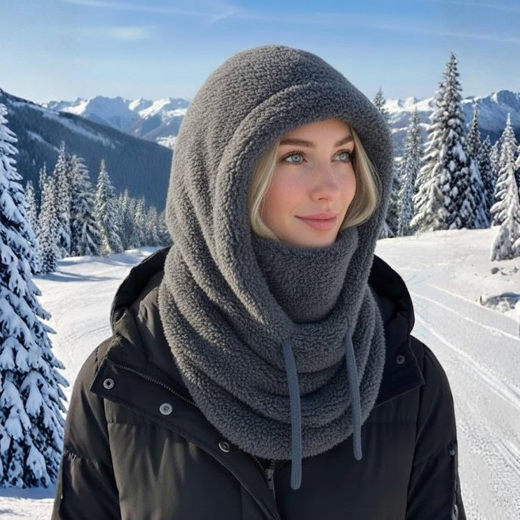 Saskia | Thermal Sherpa Fleece Balaclava Hood photo