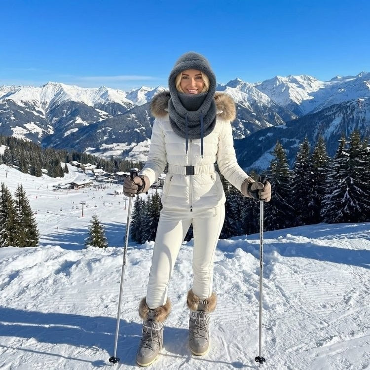 Saskia | Thermal Sherpa Fleece Balaclava Hood photo