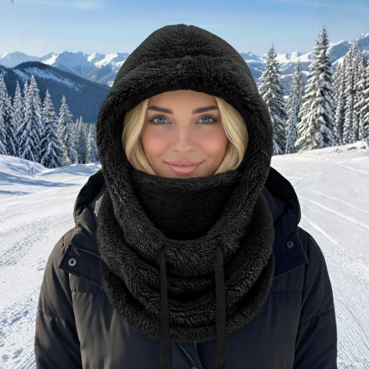 Saskia | Thermal Sherpa Fleece Balaclava Hood photo