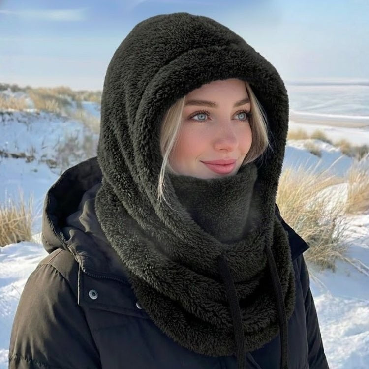 Saskia | Thermal Sherpa Fleece Balaclava Hood photo